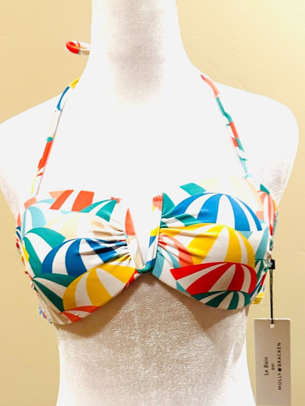 MOLLY BRACKEN PARASOL BIKINI TOP MEDIUM NWT